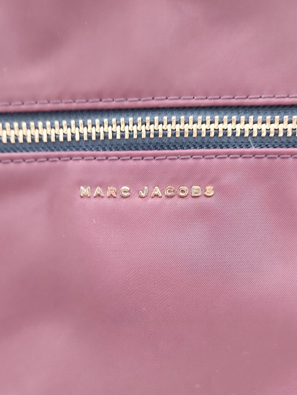 Marc Jacobs Wine Nylon Crossbody with Gold Hardware - Picture 4 of 16